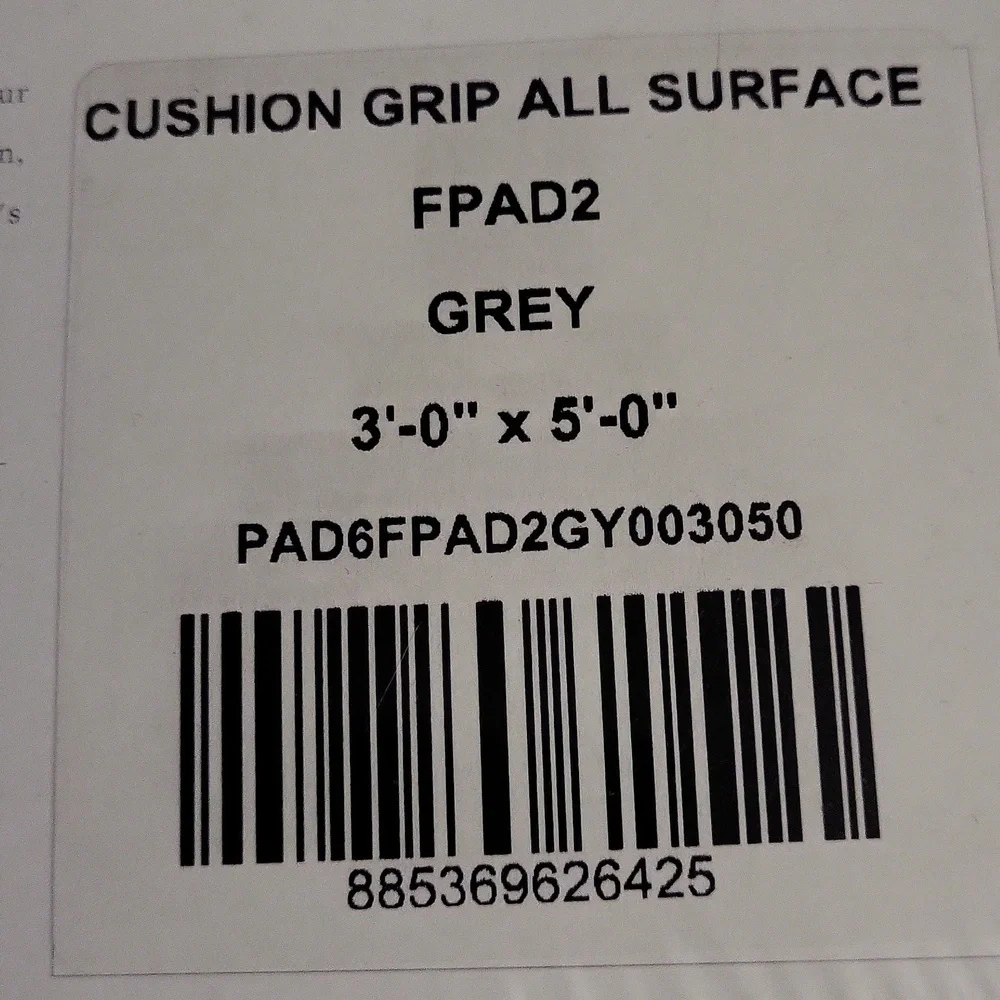 New 3 X 5 Antislip Rug Pad For Home Cut To Size